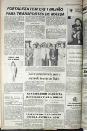 Página do jornal Correio do Ceará de setembro de 1979