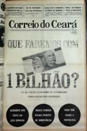 Página do jornal Correio do Ceará de setembro de 1979