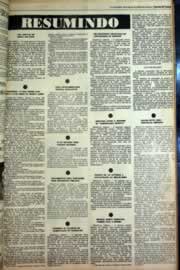 Página do jornal Correio do Ceará de setembro de 1979