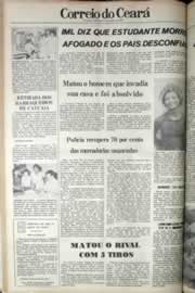 Página do jornal Correio do Ceará de setembro de 1979