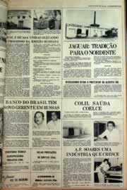 Página do jornal Correio do Ceará de setembro de 1979