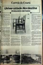 Página do jornal Correio do Ceará de setembro de 1979