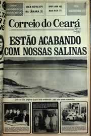 Página do jornal Correio do Ceará de setembro de 1979