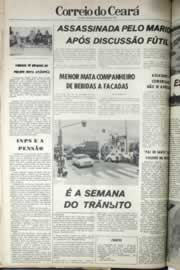 Página do jornal Correio do Ceará de setembro de 1979