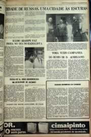 Página do jornal Correio do Ceará de setembro de 1979