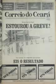 Página do jornal Correio do Ceará de outubro de 1979