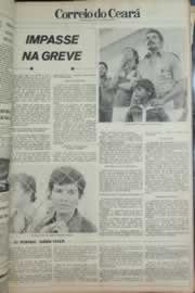 Página do jornal Correio do Ceará de outubro de 1979