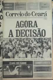 Página do jornal Correio do Ceará de outubro de 1979