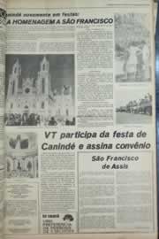 Página do jornal Correio do Ceará de outubro de 1979