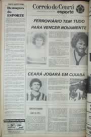 Página do jornal Correio do Ceará de outubro de 1979
