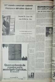 Página do jornal Correio do Ceará de outubro de 1979