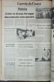 Página do jornal Correio do Ceará de outubro de 1979