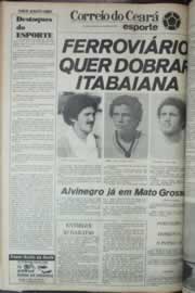 Página do jornal Correio do Ceará de outubro de 1979