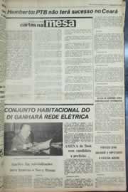 Página do jornal Correio do Ceará de outubro de 1979
