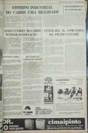 Página do jornal Correio do Ceará de outubro de 1979