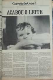 Página do jornal Correio do Ceará de outubro de 1979