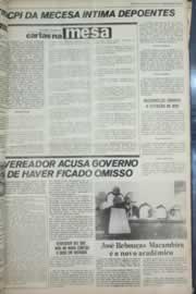 Página do jornal Correio do Ceará de outubro de 1979