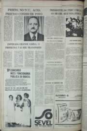 Página do jornal Correio do Ceará de outubro de 1979