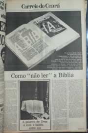 Página do jornal Correio do Ceará de outubro de 1979