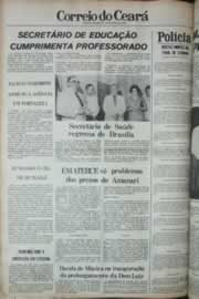 Página do jornal Correio do Ceará de outubro de 1979
