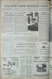 Página do jornal Correio do Ceará de outubro de 1979