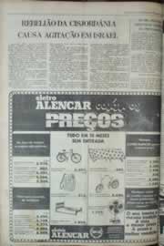 Página do jornal Correio do Ceará de outubro de 1979