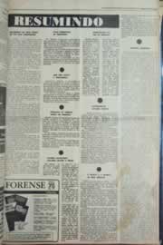 Página do jornal Correio do Ceará de outubro de 1979