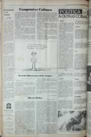 Página do jornal Correio do Ceará de outubro de 1979