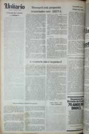 Página do jornal Correio do Ceará de outubro de 1979