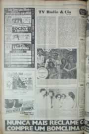 Página do jornal Correio do Ceará de outubro de 1979