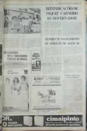 Página do jornal Correio do Ceará de outubro de 1979