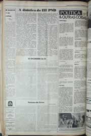 Página do jornal Correio do Ceará de outubro de 1979