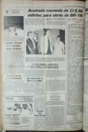 Página do jornal Correio do Ceará de outubro de 1979
