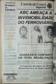 Página do jornal Correio do Ceará de outubro de 1979