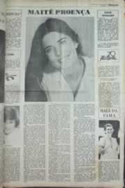 Página do jornal Correio do Ceará de outubro de 1979