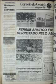 Página do jornal Correio do Ceará de outubro de 1979