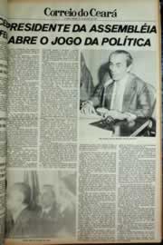 Página do jornal Correio do Ceará de dezembro de 1979