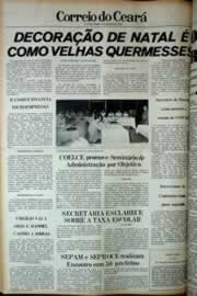 Página do jornal Correio do Ceará de dezembro de 1979