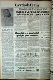 Página do jornal Correio do Ceará de dezembro de 1979