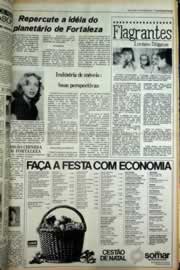 Página do jornal Correio do Ceará de dezembro de 1979