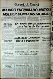 Página do jornal Correio do Ceará de dezembro de 1979