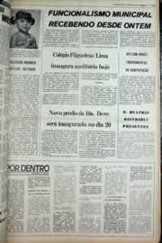 Página do jornal Correio do Ceará de dezembro de 1979