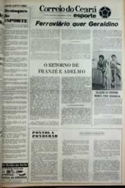 Página do jornal Correio do Ceará de dezembro de 1979