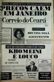 Página do jornal Correio do Ceará de dezembro de 1979