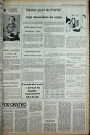 Página do jornal Correio do Ceará de dezembro de 1979