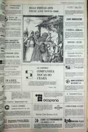 Página do jornal Correio do Ceará de dezembro de 1979
