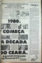 Página do jornal Correio do Ceará de dezembro de 1979