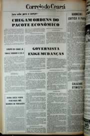 Página do jornal Correio do Ceará de dezembro de 1979