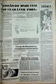 Página do jornal Correio do Ceará de dezembro de 1979