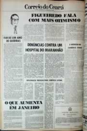 Página do jornal Correio do Ceará de dezembro de 1979